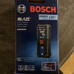 New Bosch BLAZE 100 ft. Laser Measure