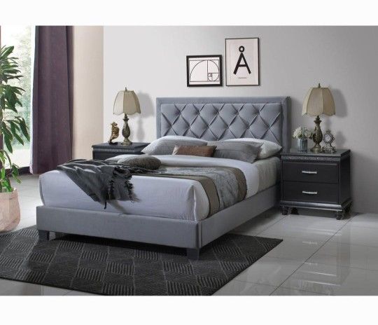 QUEEN BED FRAME NO MATTRESS