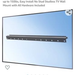 No Drill Drywall TV Mount for 32-75 Inch All Brand TVs up to 150lbs

