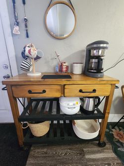 Crosley Furniture Roots 2-Drawer Kitchen Cart - Excellent Condition