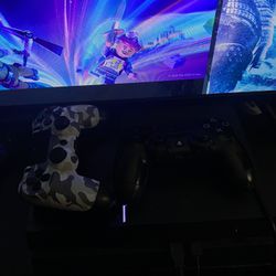 Ps4 With 2 Controllers 