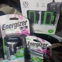 Xbox Play And Charge Kit Energize Charger And Batteries