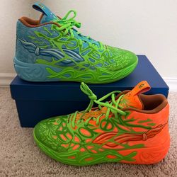 PUMA MB.04 Teenage Mutant Ninja Turtles Sneakers Green Orange Blue