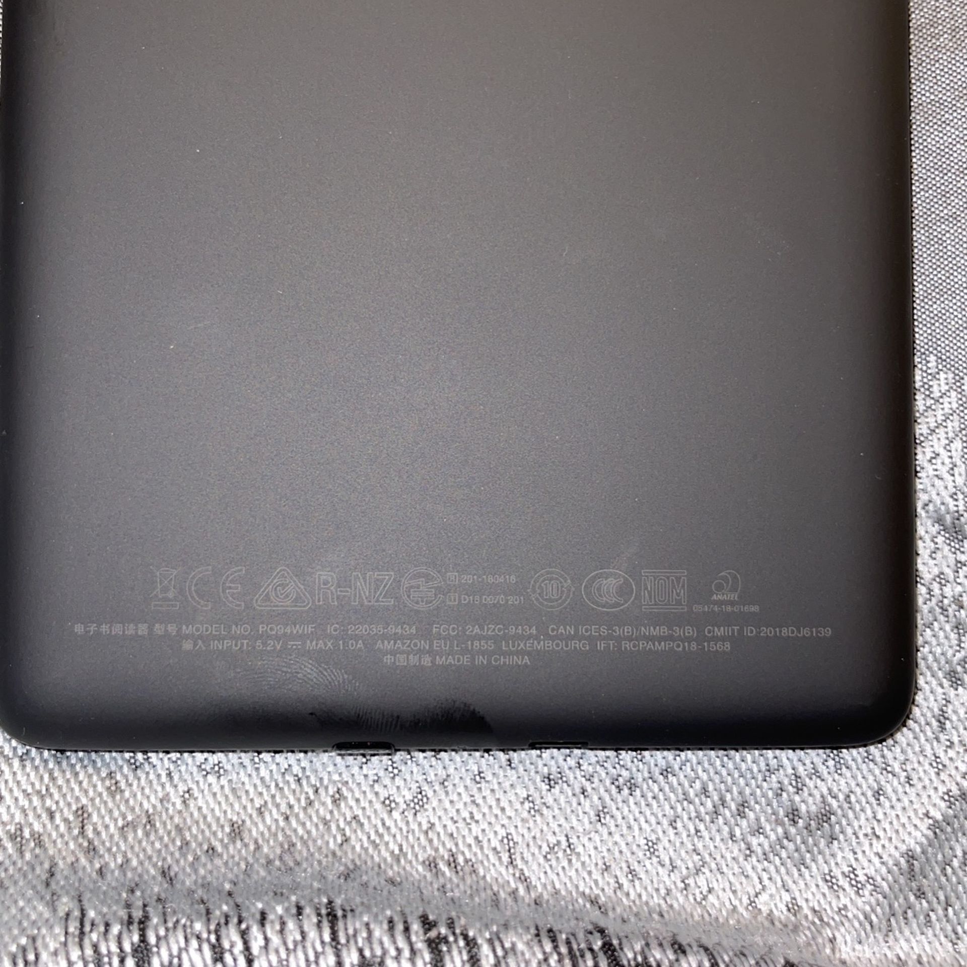 Amazon Kindle Model Po94wif