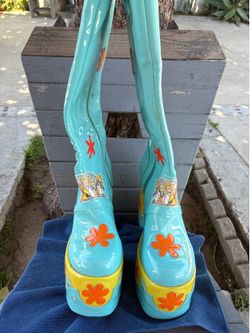 Dolls Kill® x SCOOBY-DOO™ "Mystery Machine" Platform GoGo Boots