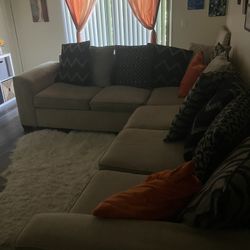 Couch, TV Stand/Bookshelf, Table & chairs
