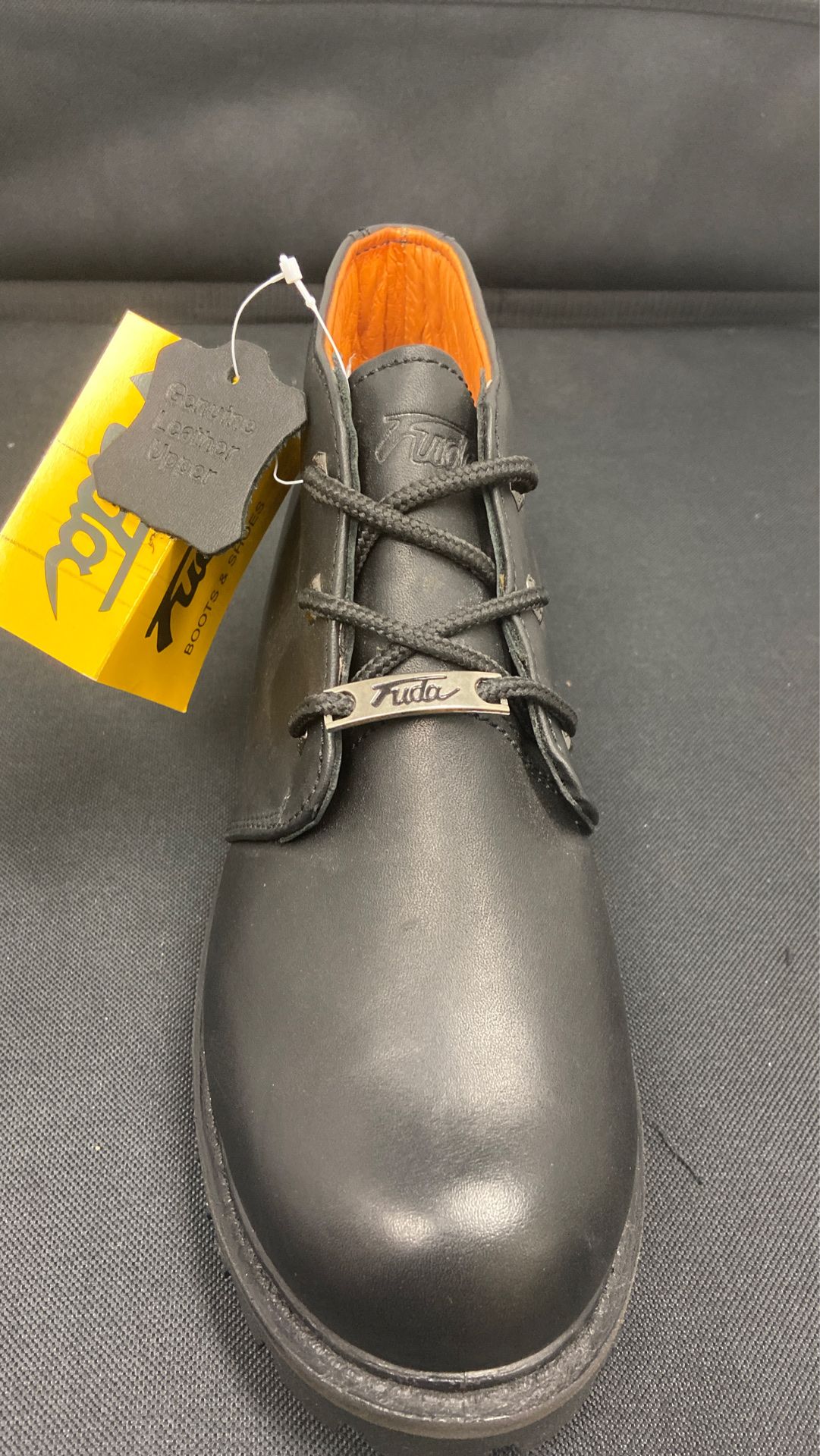 Men’s Fuda leather work boot sizes 6.5, 7, 7.5,8, 8.5, 9 and 10.5