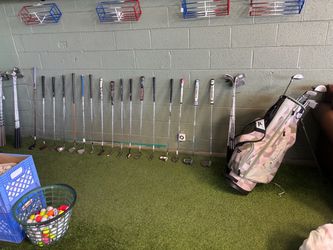 Just GOLF Balls / 8141 White Settlement Rd in White Settlement. Open 9-6 Monday to Saturday / balls, clubs, bags / all affordable