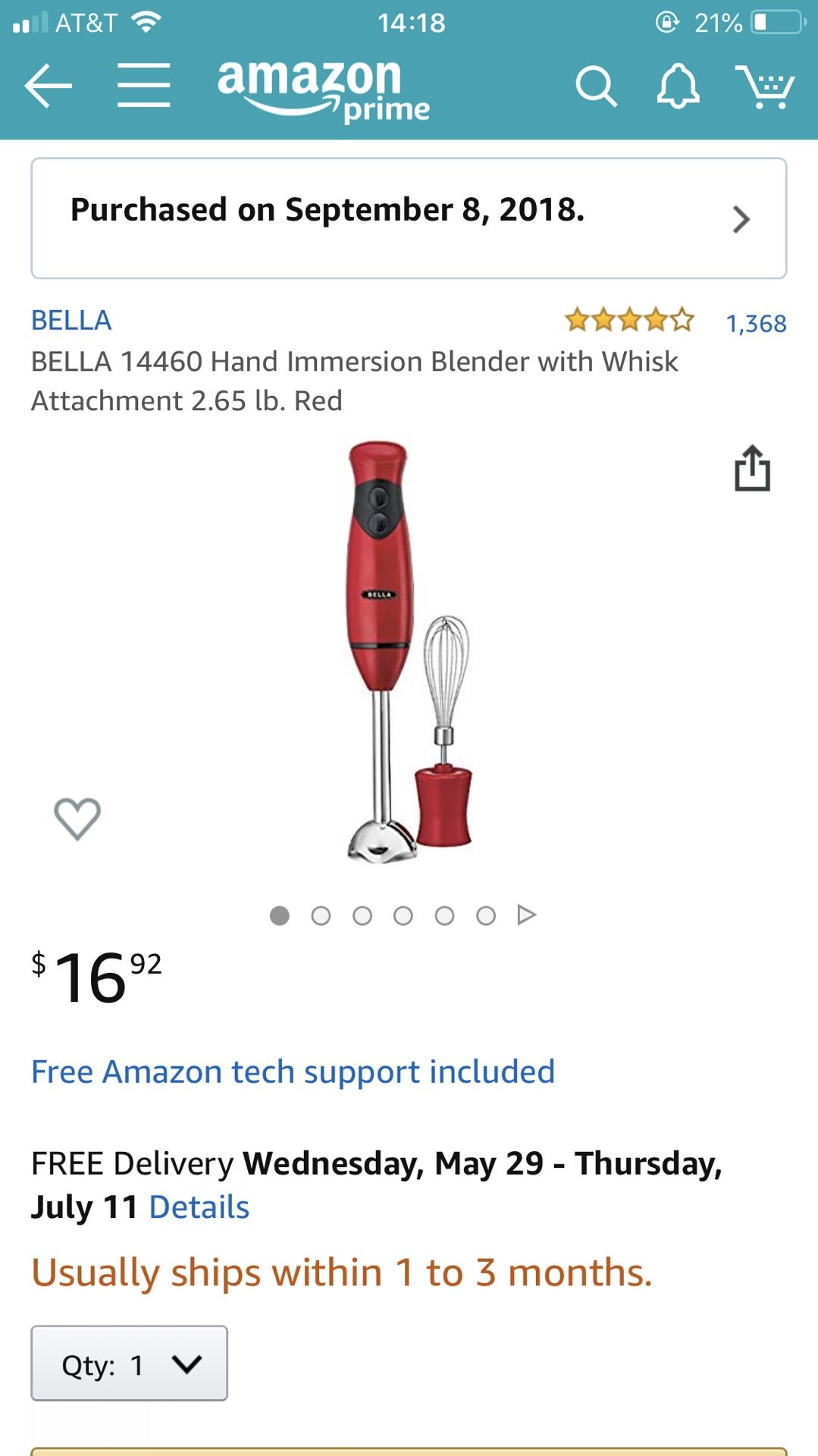 Hand blender