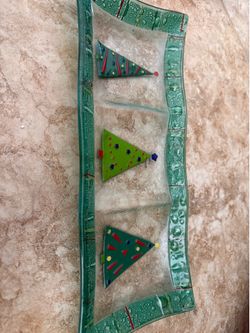 Gotham Christmas tray