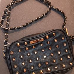 Rampage Black Studded Crossbody Bag