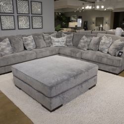 Deep Seating Big Size Smoke Cozy Modern Modular Sectional Couch❇️ Brand New💯 Financing Options✅