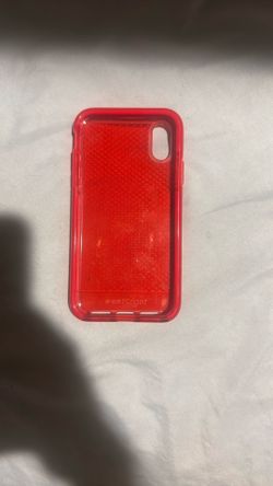 Tech21 EvoCheck FlexShock Case for Apple iPhone 5.8" Bright Rouge