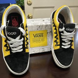 Vans Off The Wall, Charlie Brown, Peanuts Edition.