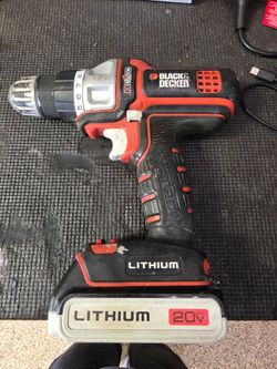 Black and Decker 20 v drill