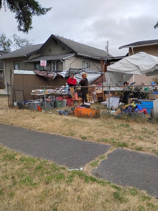 His Garage Sale All Weekend Long