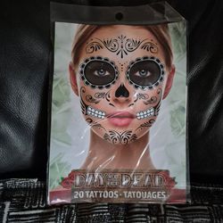 Halloween Day of the Dead Tattoos