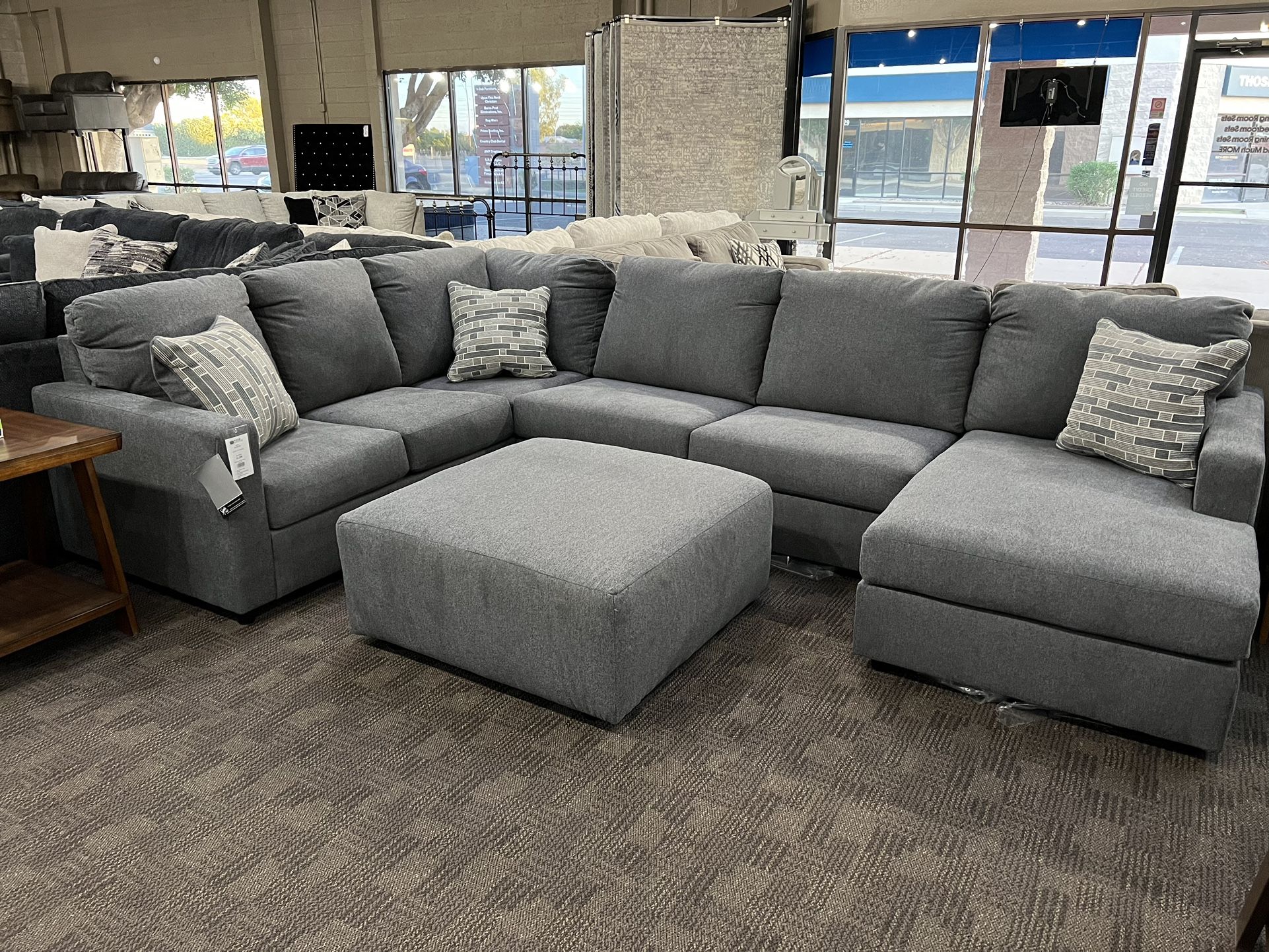 New Grey Sectional Sofa