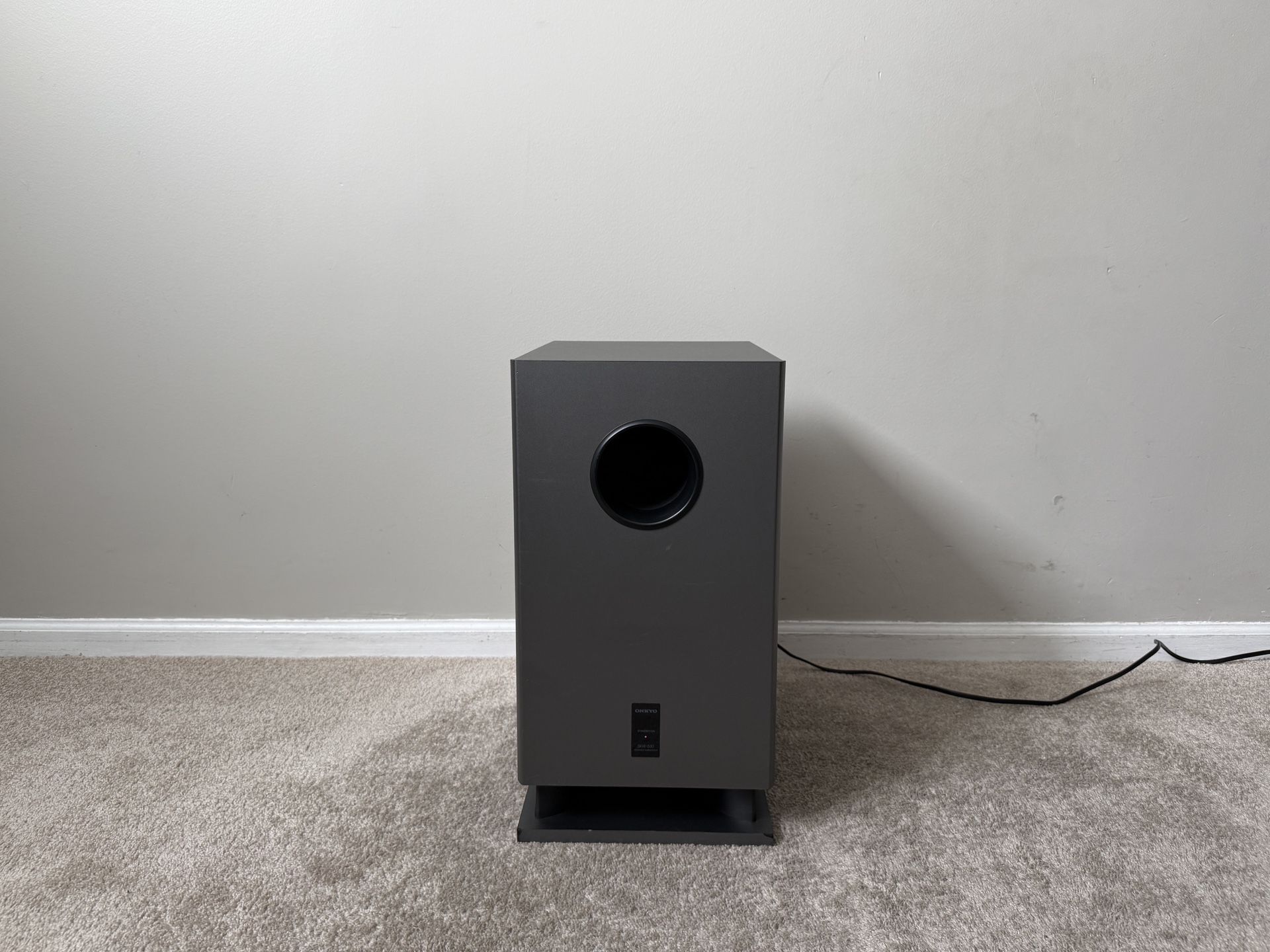 Onkyo SKW-530 Home Theater Powered Active Subwoofer 10” Woofer