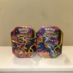 Mega Charizard X &Y Tins (set) 