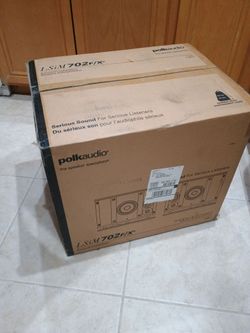 Polk LSiM 702 f/x depole rear splrs ,  NEW !