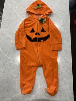 Infant Halloween Pumpkin Outfit Size 6M