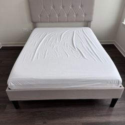 Full-size bed frame (used, like new)