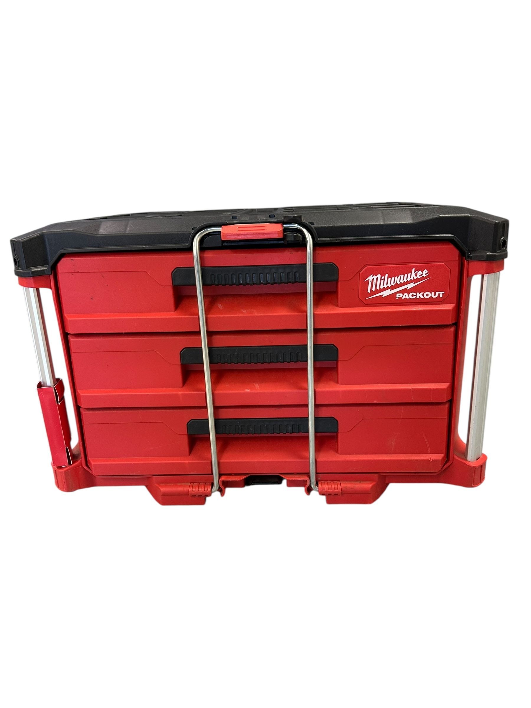 MILWAUKEE PACK OUT 3 DRAWER TOOL BOX #31522