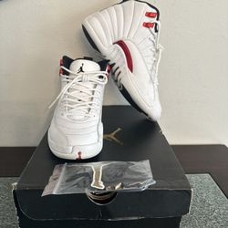 Nike Air Jordan 12 Retro 'Twist' White Red 153265-106 GS Size 4.5 / Wmns Size 6