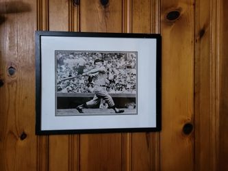 Signed Mickey Mantle Picture