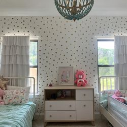 Pottery Barn Elsie Bed in White - set of 2 