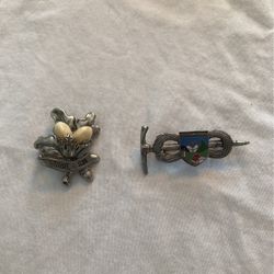 Vintage Pewter Pins
