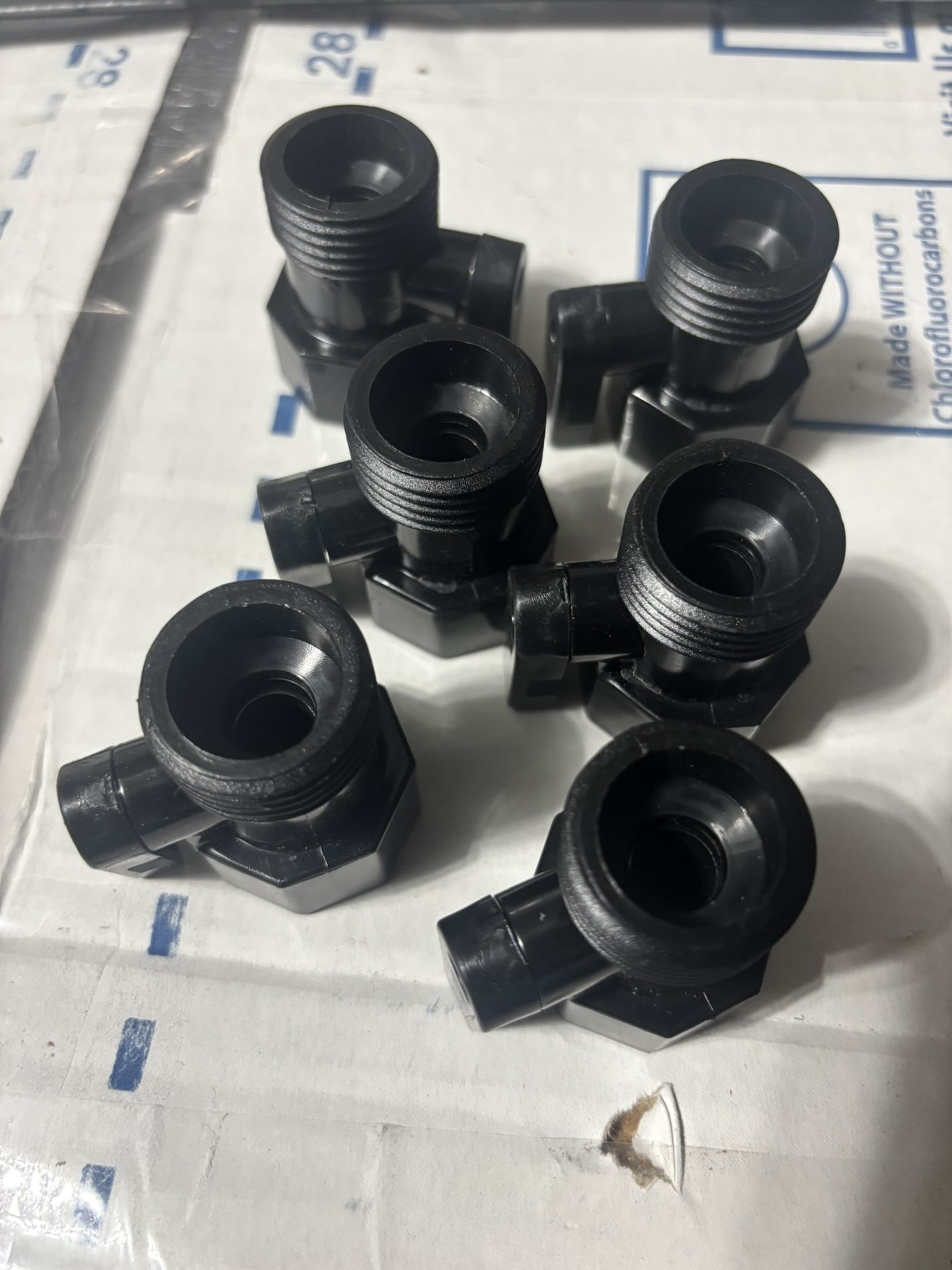 Plastic Hose Water Shut Offs (6 Count)