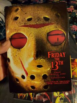 Ultimate dvd jason to Manhattan +extra movies+7in McFarlane monster maniac +canvas $24 everything