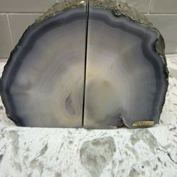 Agate Bookends