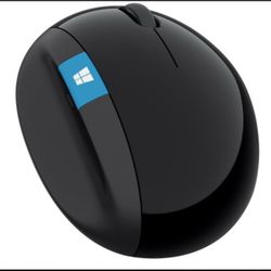 Microsoft Sculpt Ergonomic Mouse (L6V-00001) – Wireless Comfort, 7-Button Bluetrack