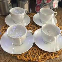 White Coffee N Saucer set