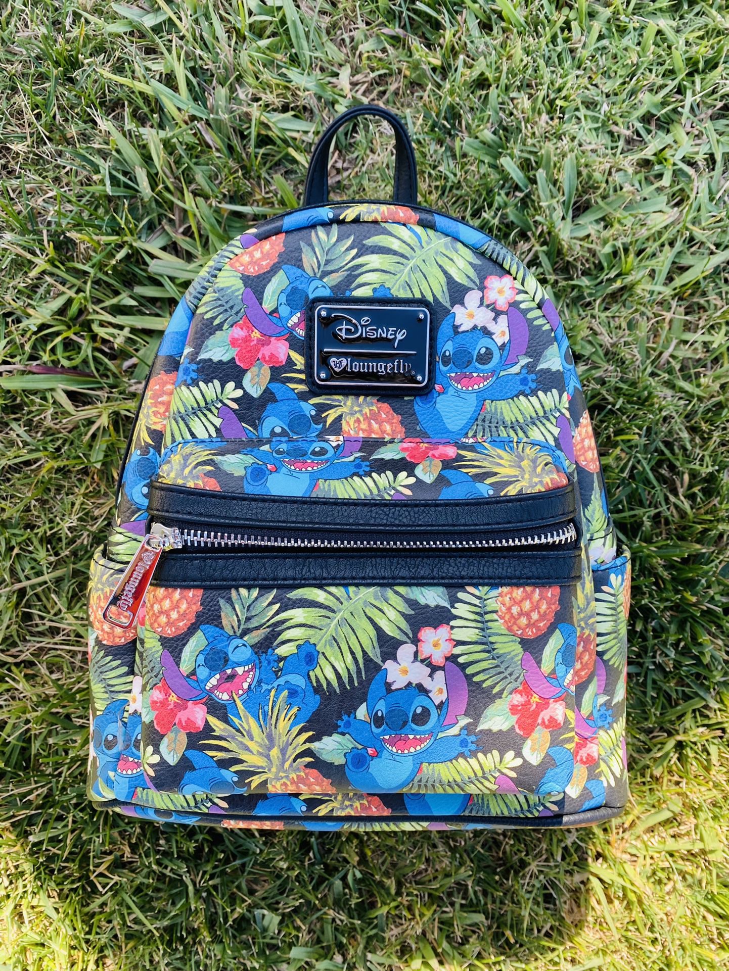 Disney Stitch Hawaiian Mini Backpack Loungefly 