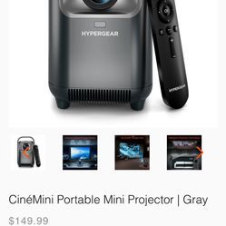 CINÉMINI portable Mini Projector 