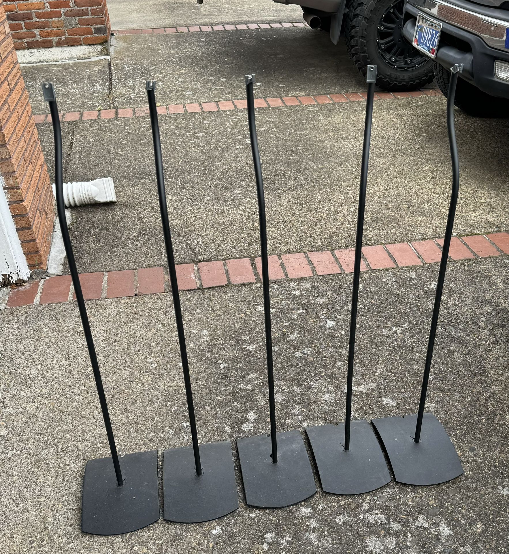 Bose UFS-20 Black Speaker Stands 5x