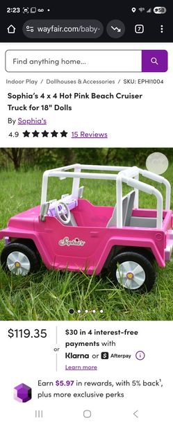 Sophia American Girls / Og Doll's Car