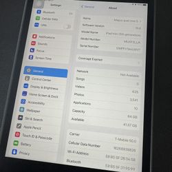 iPad Mini 5 64GB Cellular Unlocked iOS15.4