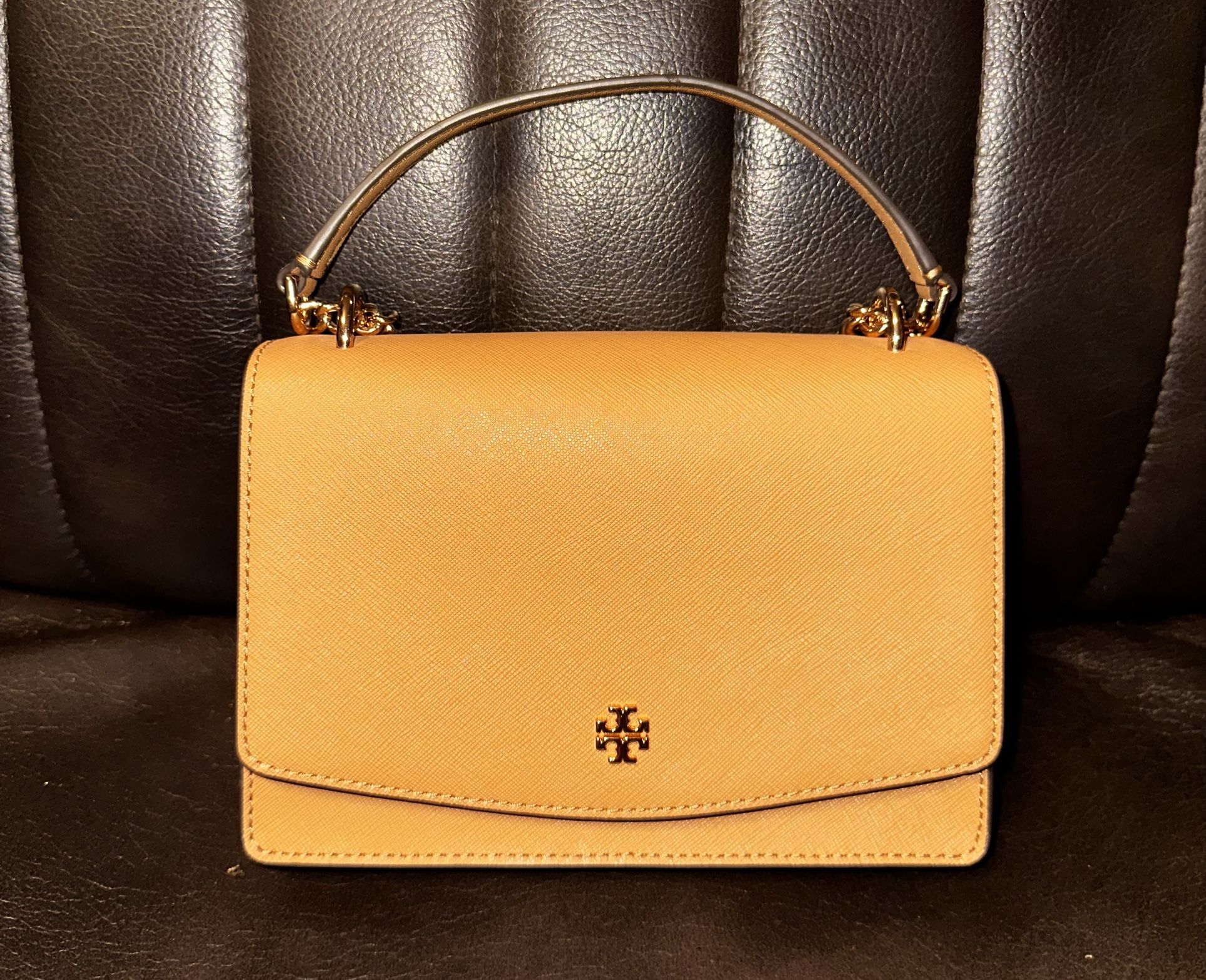 Brown Tory Burch Purse 