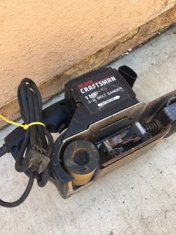 Craftsman belt sander