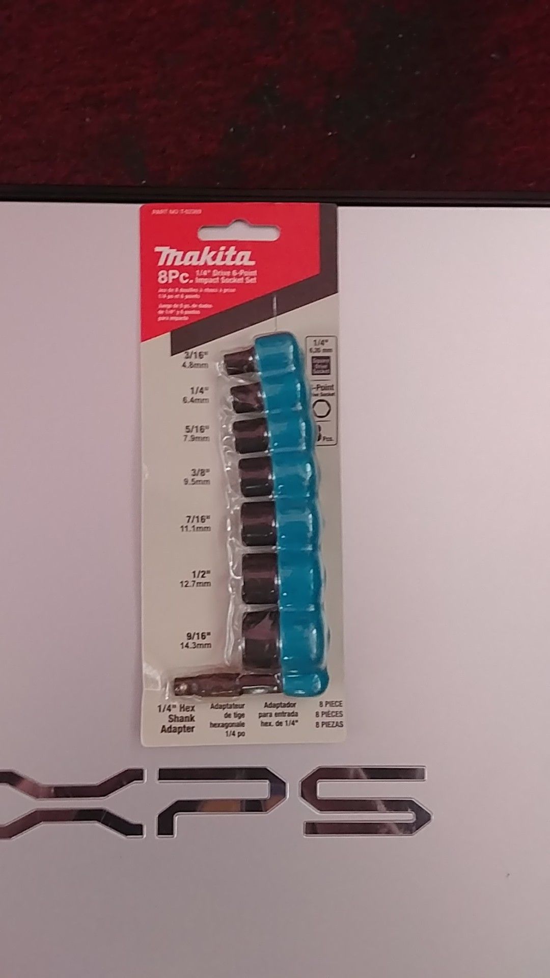 Makita 8 pc impact metric socket set