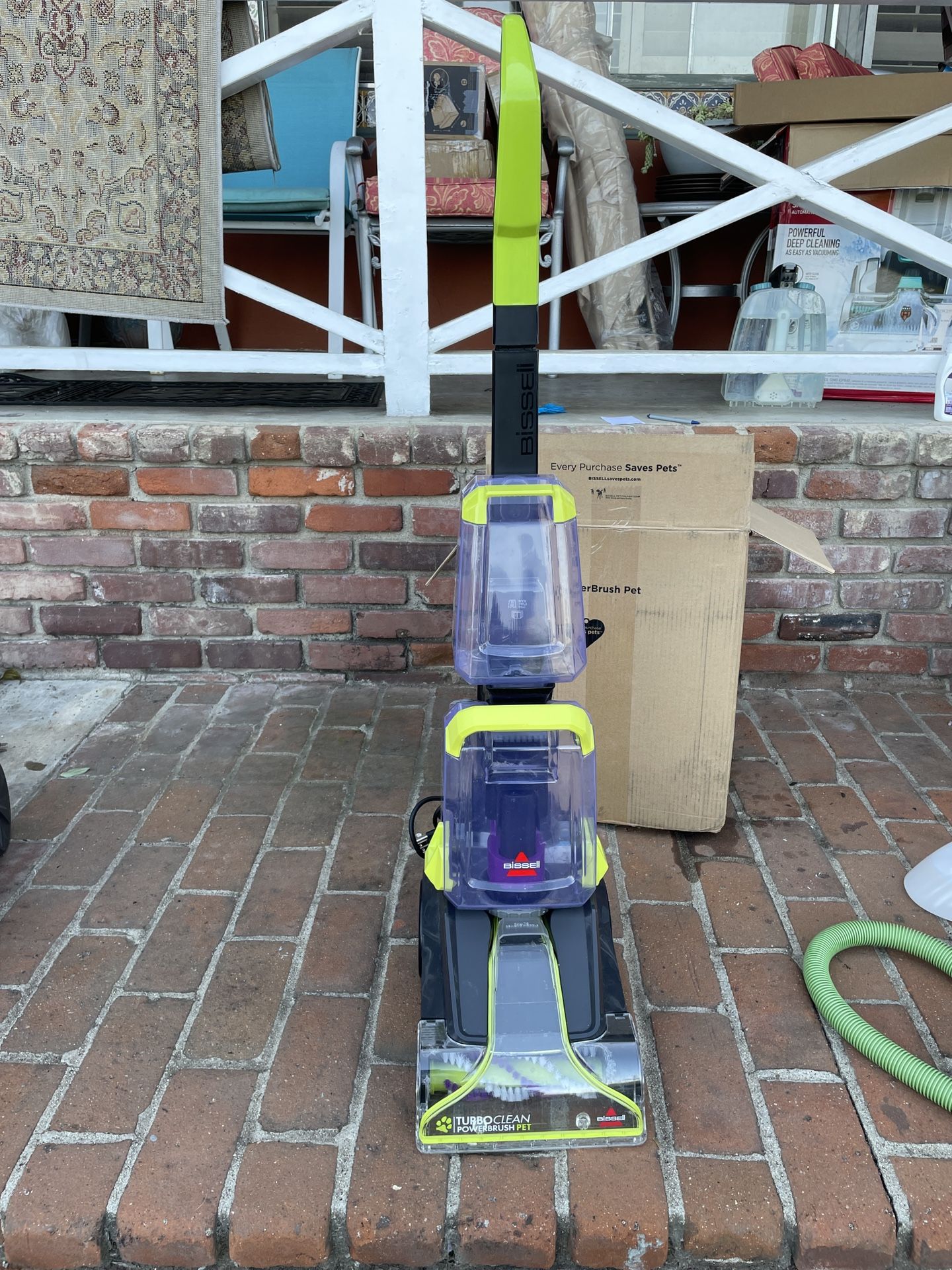 Almost New, Bissell, Turbo clean power, brush, pet upright, deep cleaner model 2987 tested and great working condition when you come, I’ll try it