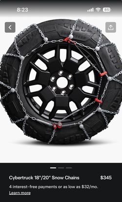 Cybertruck 18”/20” Snow Chains