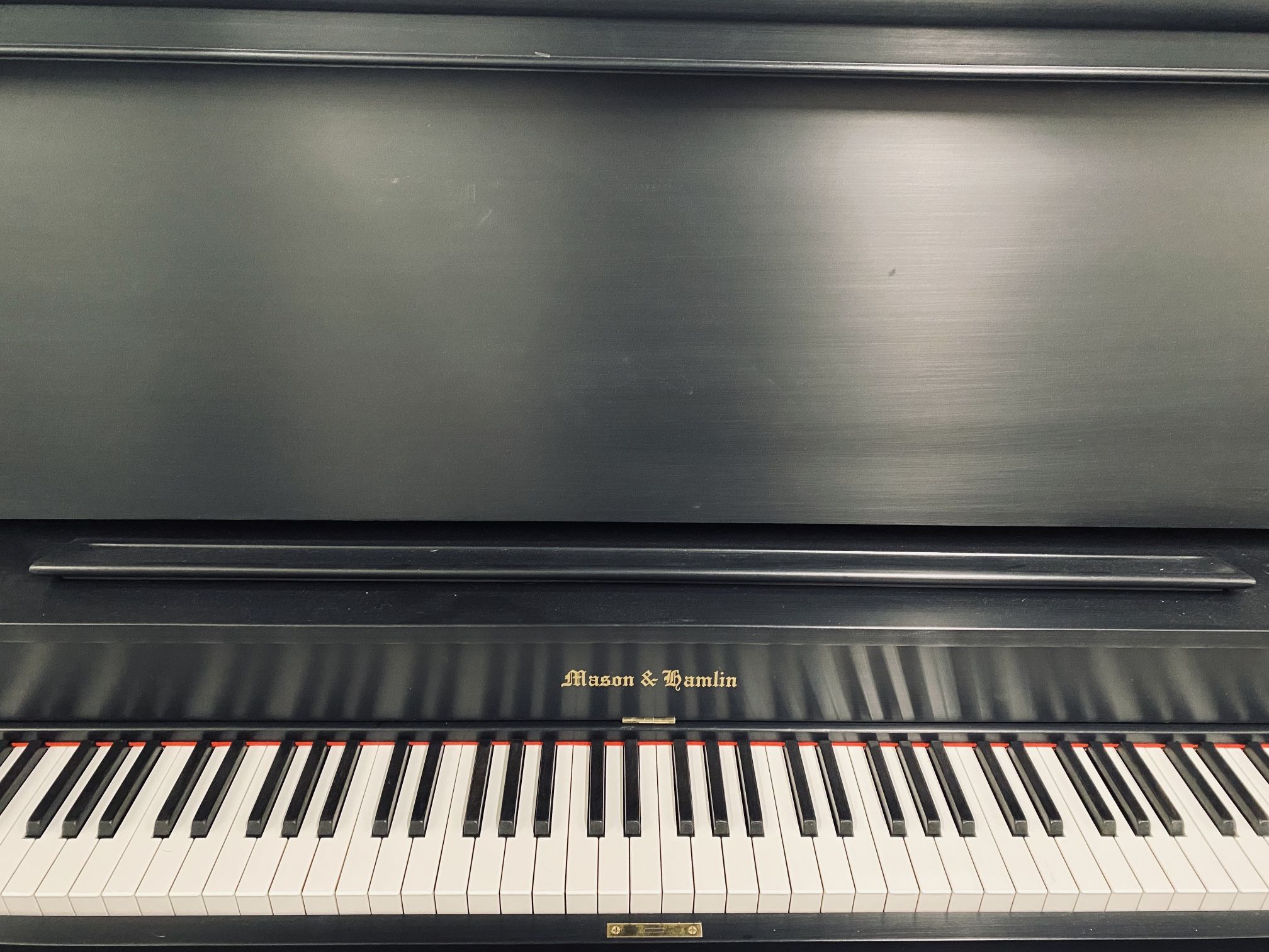 Mason & Hamlin Model G1 Ebony Satin 55” Upright Piano (incl. Tax