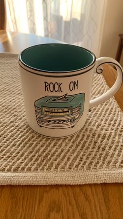 Rock on coffee mug