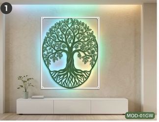 tree of life wall art, framed tree sculpture, botanical wall decor, black tree art, oval tree of life, laser cut tree sign, family tree